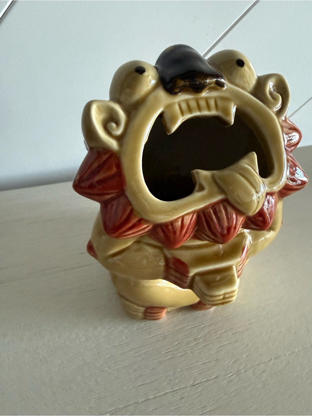 Japanese Vintage SAM’S restaurant Shisa Fu Dog Lion Ryukyu Okinawa Japan Tiki